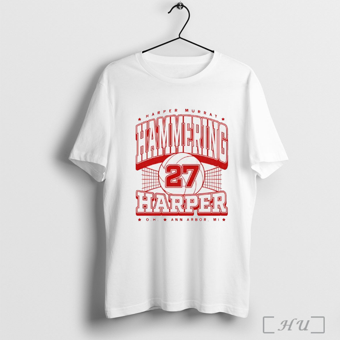Officials Harper Murray Volleyball Number 27 T Shirt Sweatshirt