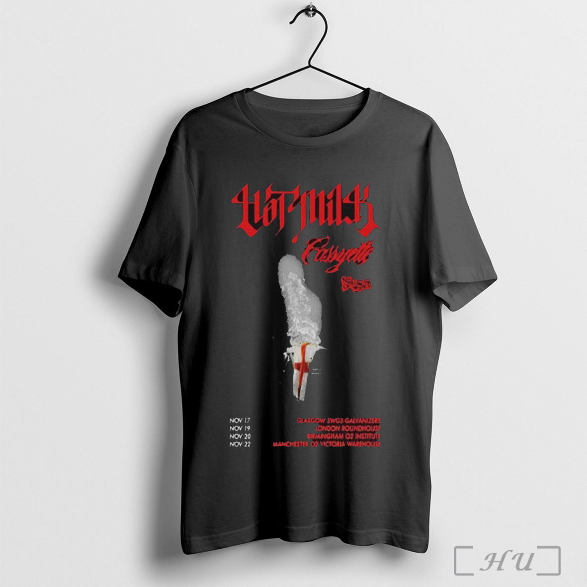Officials Hot Milk Uk Pop Punk Tour 2025 T Shirt Sweatshirt