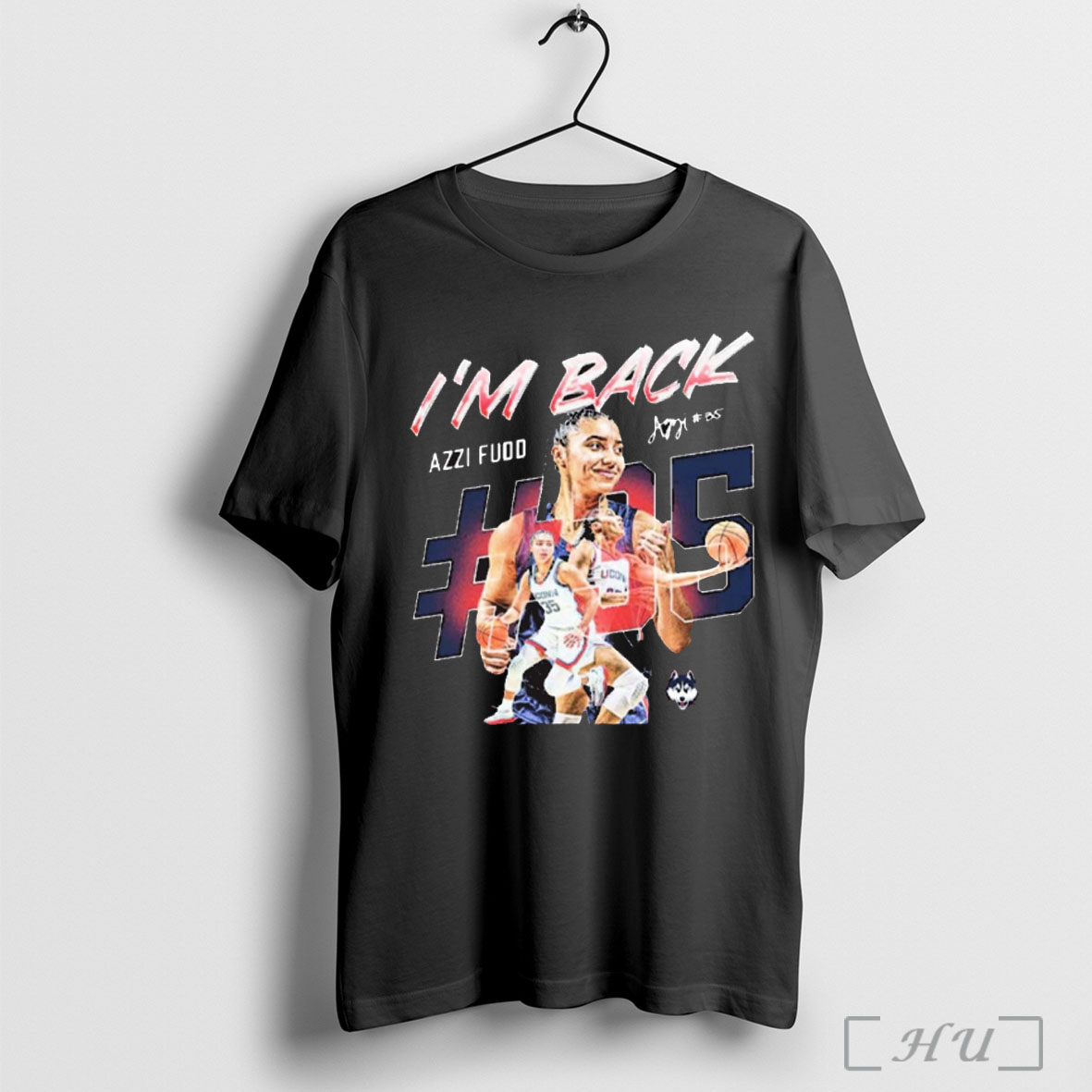 Officials Im Back Azzi Fudd Uconn Huskies Basketball Ncaa Signature T Shirt Sweatshirt