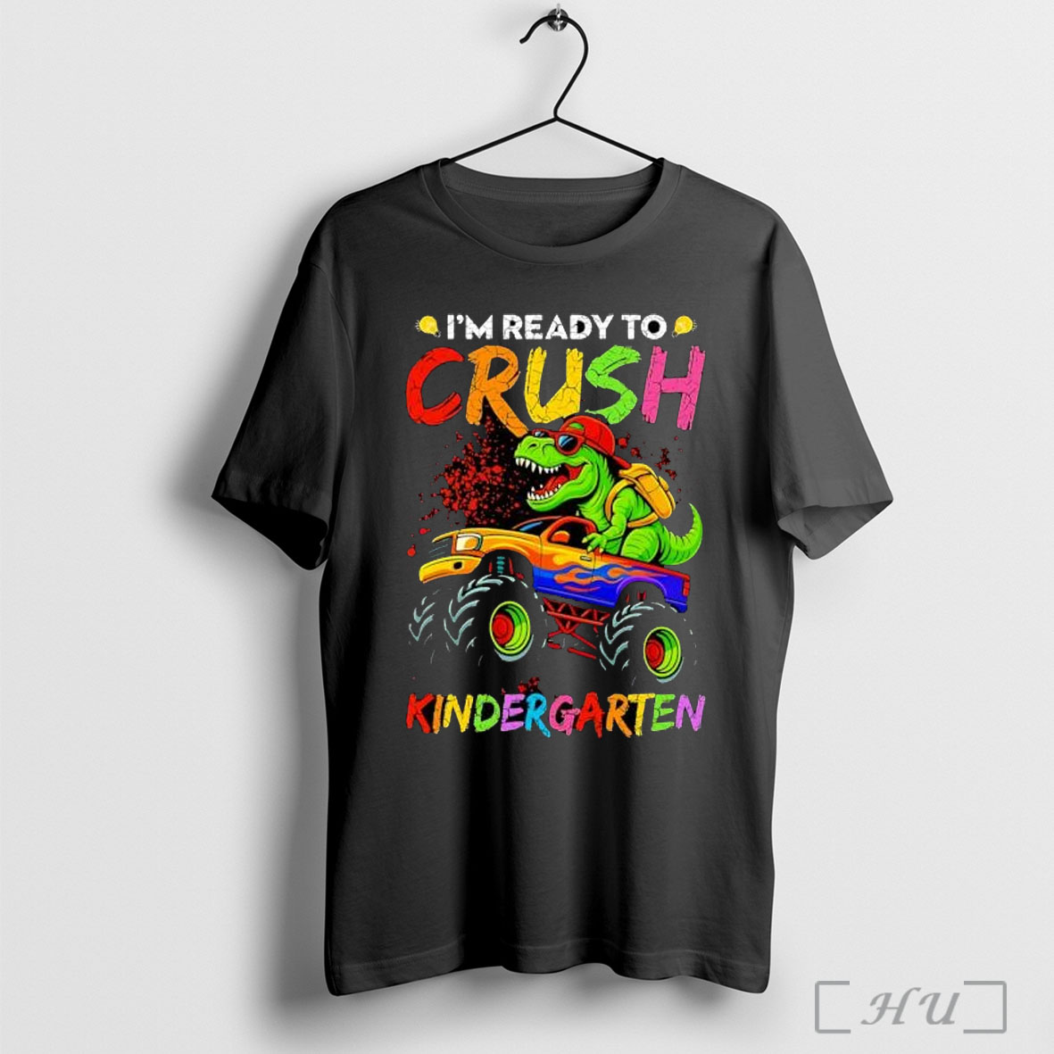 Officials Im Ready To Crush Kindergarten Monster Truck Dinosaur Kids Back To School T Shirt Sweatshirt