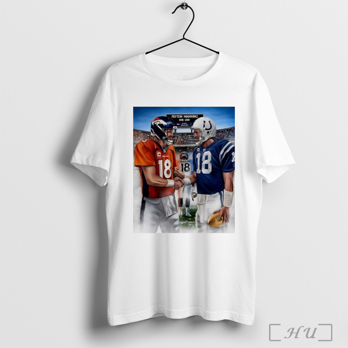 Officials Indianapolis Colts Vs Denver Broncos Nlf Peyton Manning Number 18 T Shirt Sweatshirt