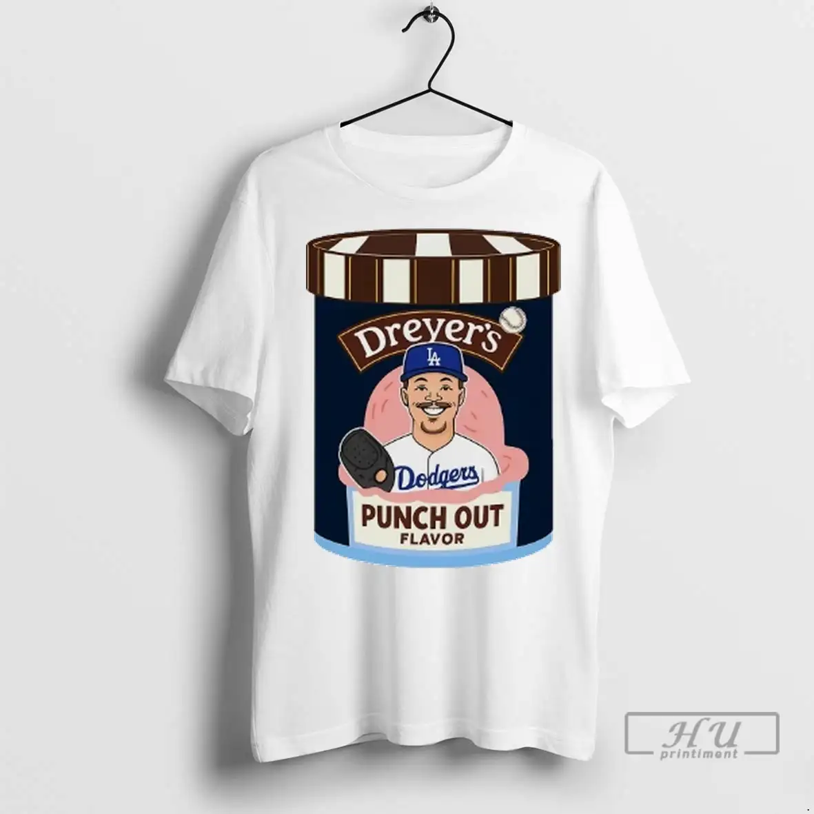 Officials Jack Dreyer Ice Cream Punch Out Flavor La Dodgers T Shirts Sweatshirt