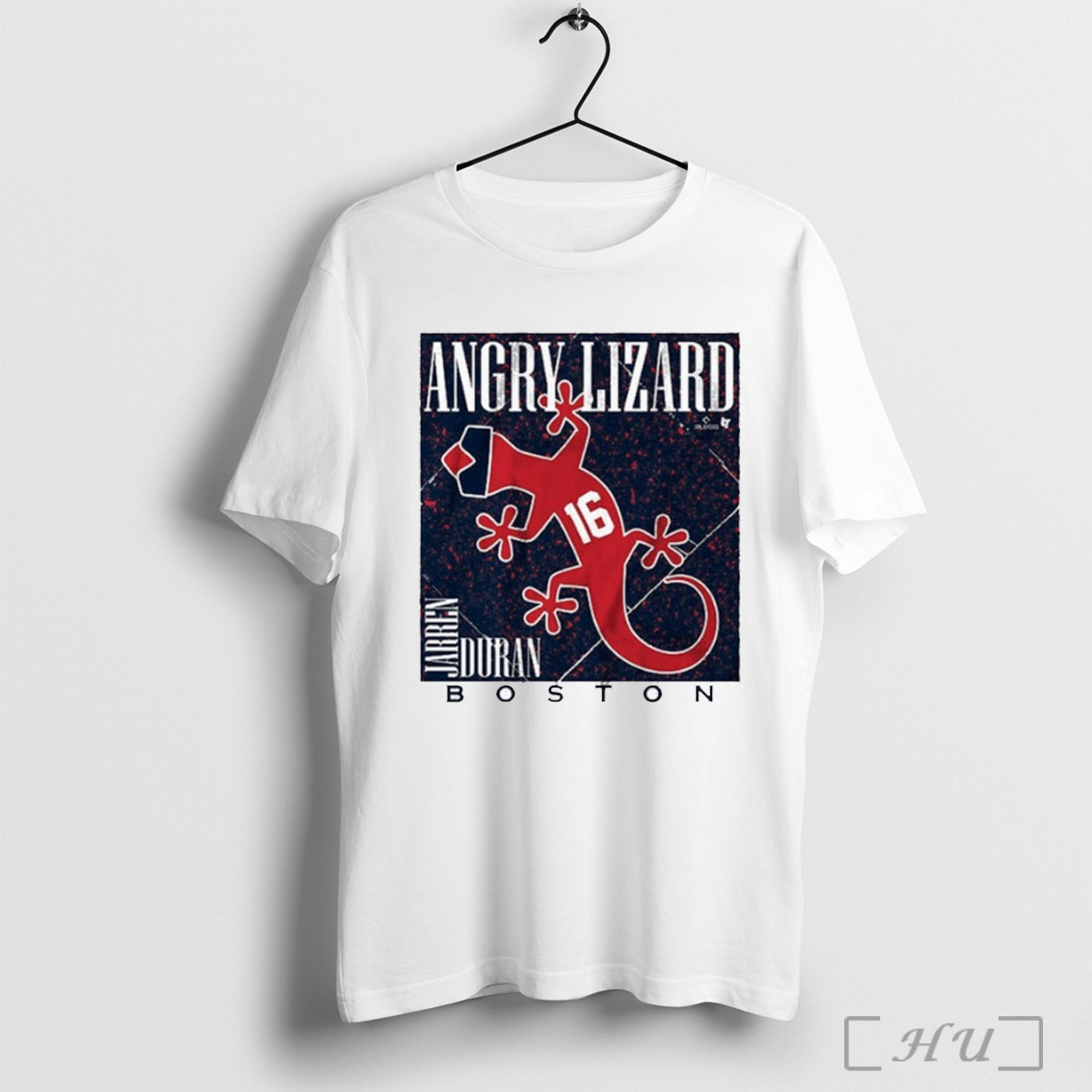 Officials Jarren Duran Angry Lizard Boston Red Sox T Shirt Sweatshirt