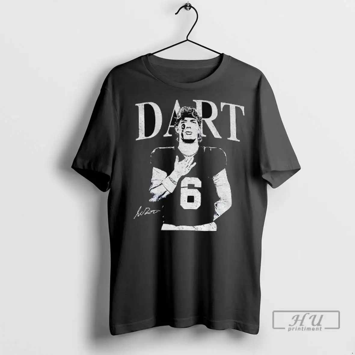 Officials Jaxson Dart 6 New York Giants Nfl Football 2025 Game Day Signature T Shirts Sweatshirt