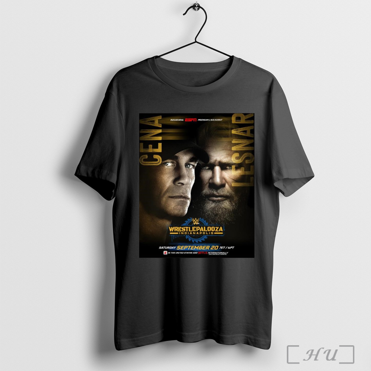 Officials John Cena And Brock Lesnar Will Go To War One Last Time At Wrestlepalooza September 20 2025 T Shirt Sweatshirt