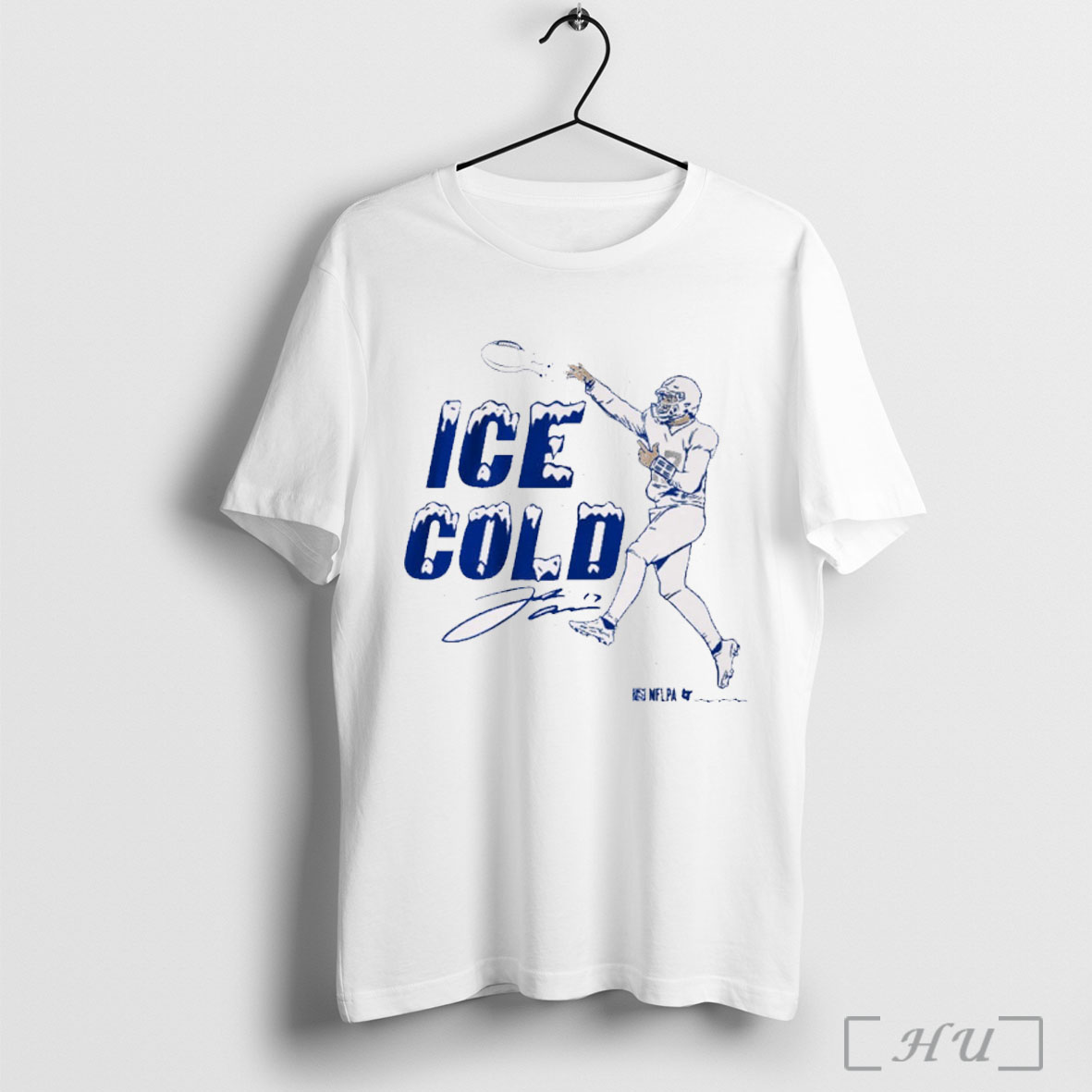 Officials Josh Allen Ice Cold Buffalo Bills Nfl Football Signature T Shirt Sweatshirt