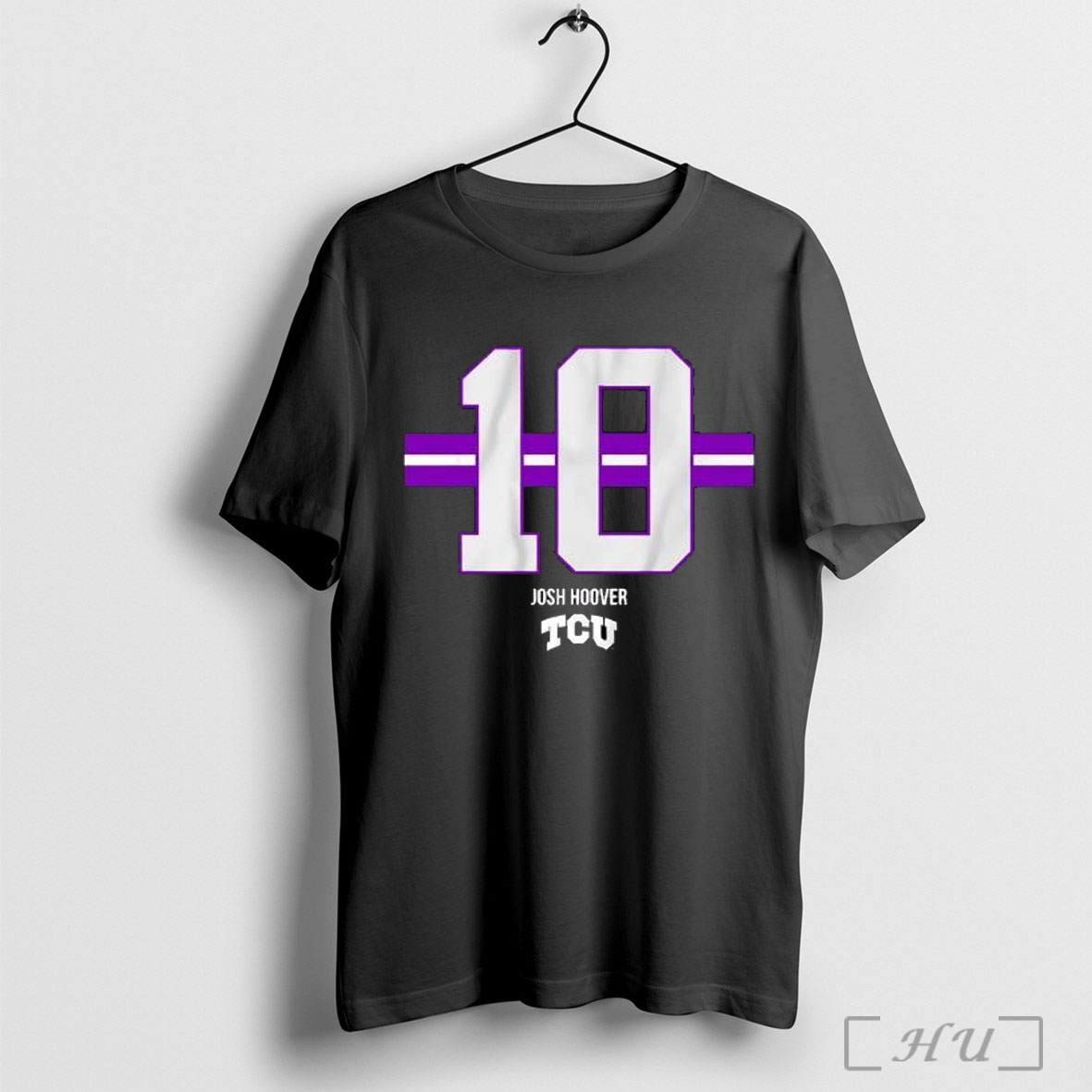 Officials Josh Hoover 10 Stripe Tcu Football T Shirt Sweatshirt