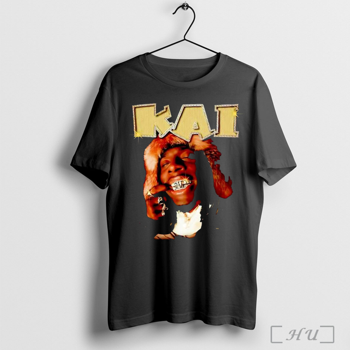 Officials Kai Cenat Diamond Grillz All Gold Everything Fan Art T Shirt Sweatshirt