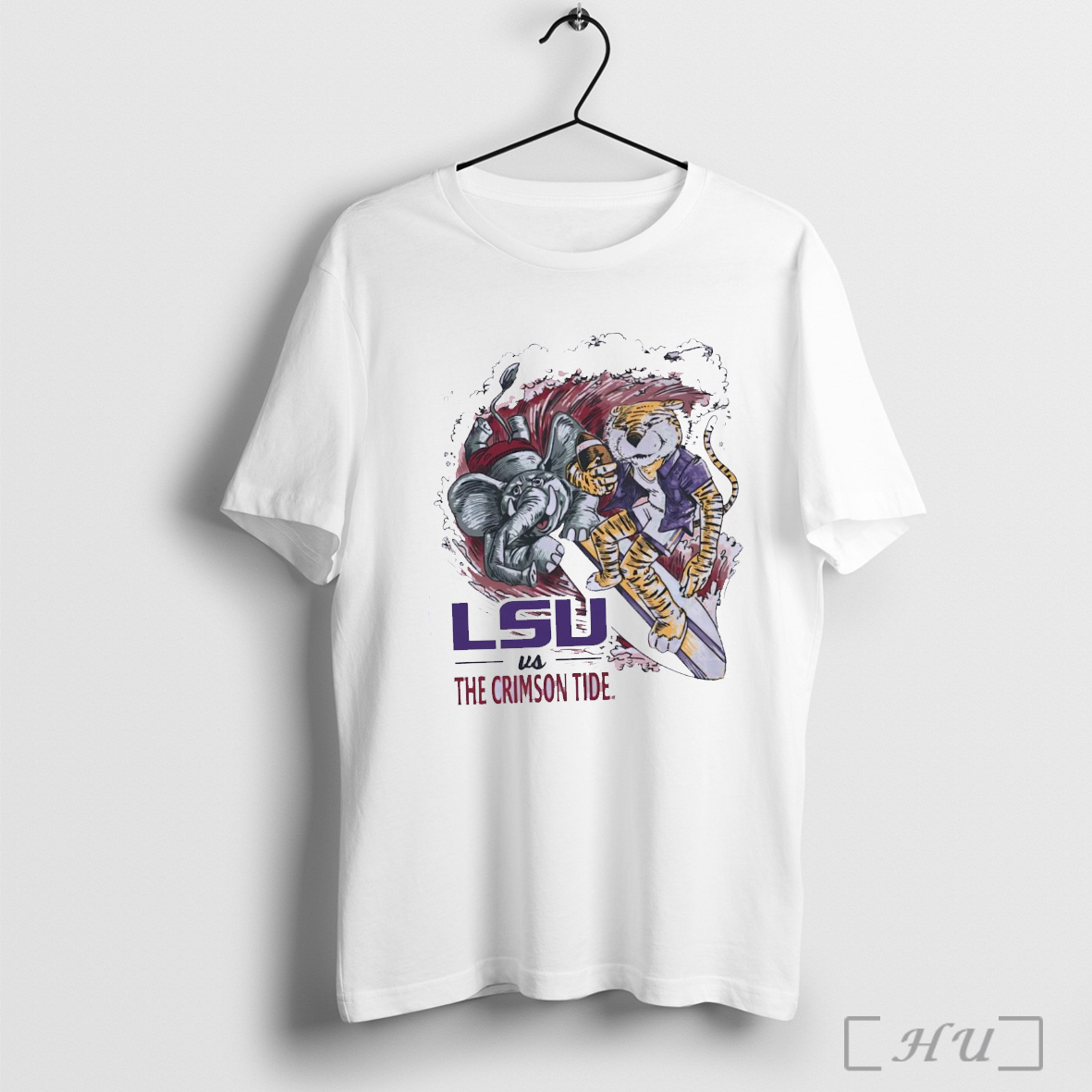 Officials Lsu Vs Alabama Game Day 2025 Mascot Wave T Shirt Sweatshirt