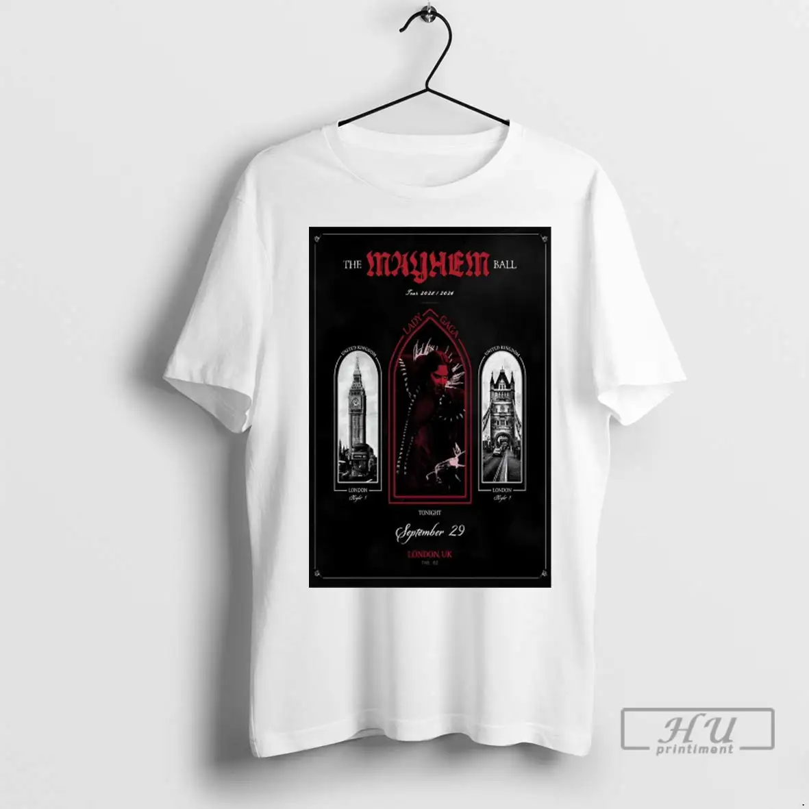 Officials Lady Gaga September 29 2025 The O2 Arena Show London Uk T Shirts Sweatshirt