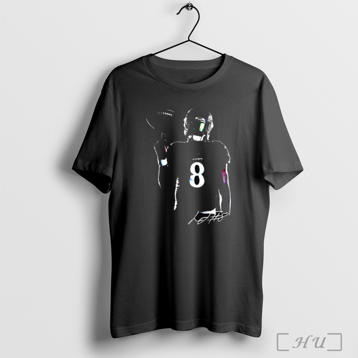 Officials Lamar Jackson Signature Baltimore Ravens T Shirt Sweatshirt