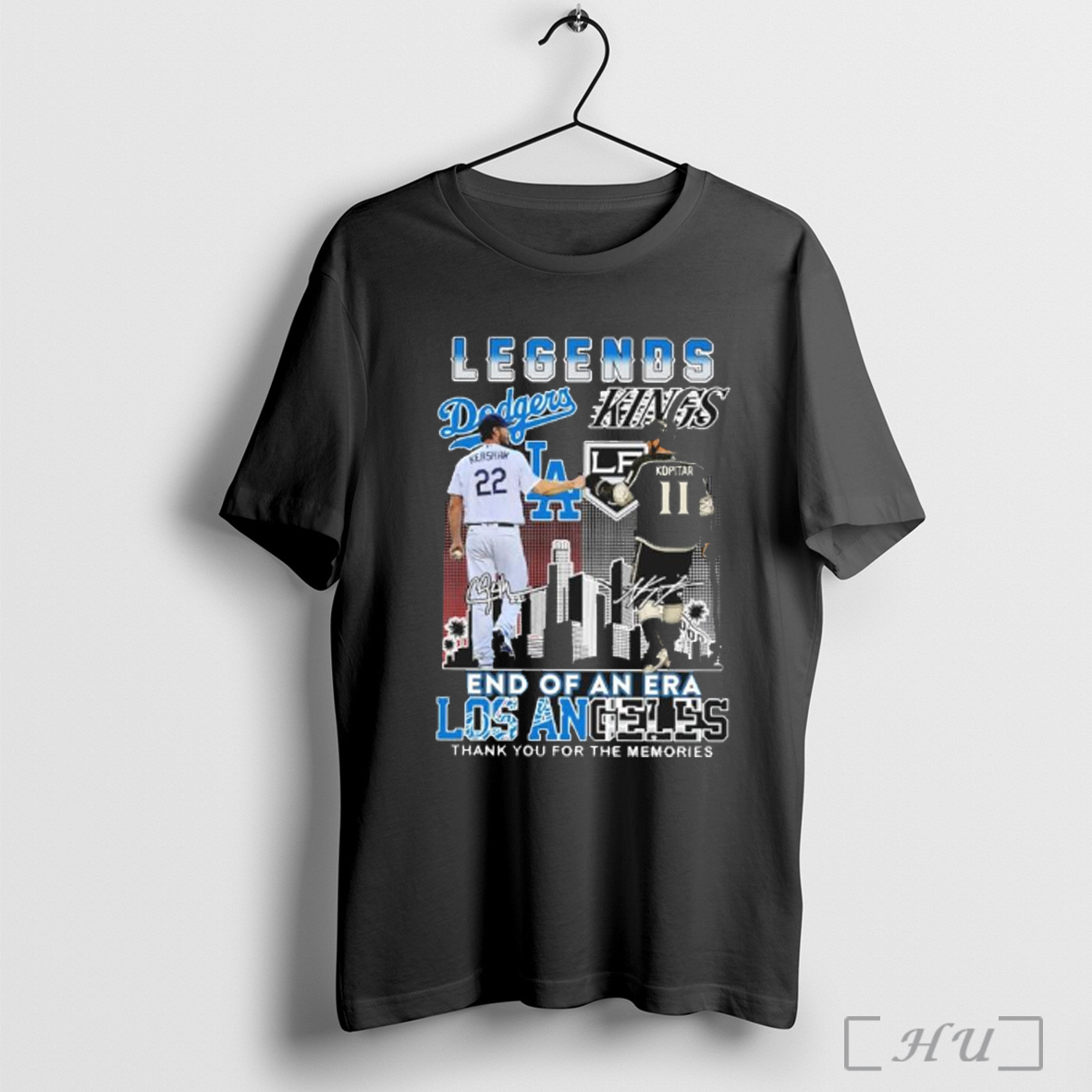 Officials Legends Clayton Kershaw And Anze Kopitar End Of An Era Los Angeles T Shirt Sweatshirt