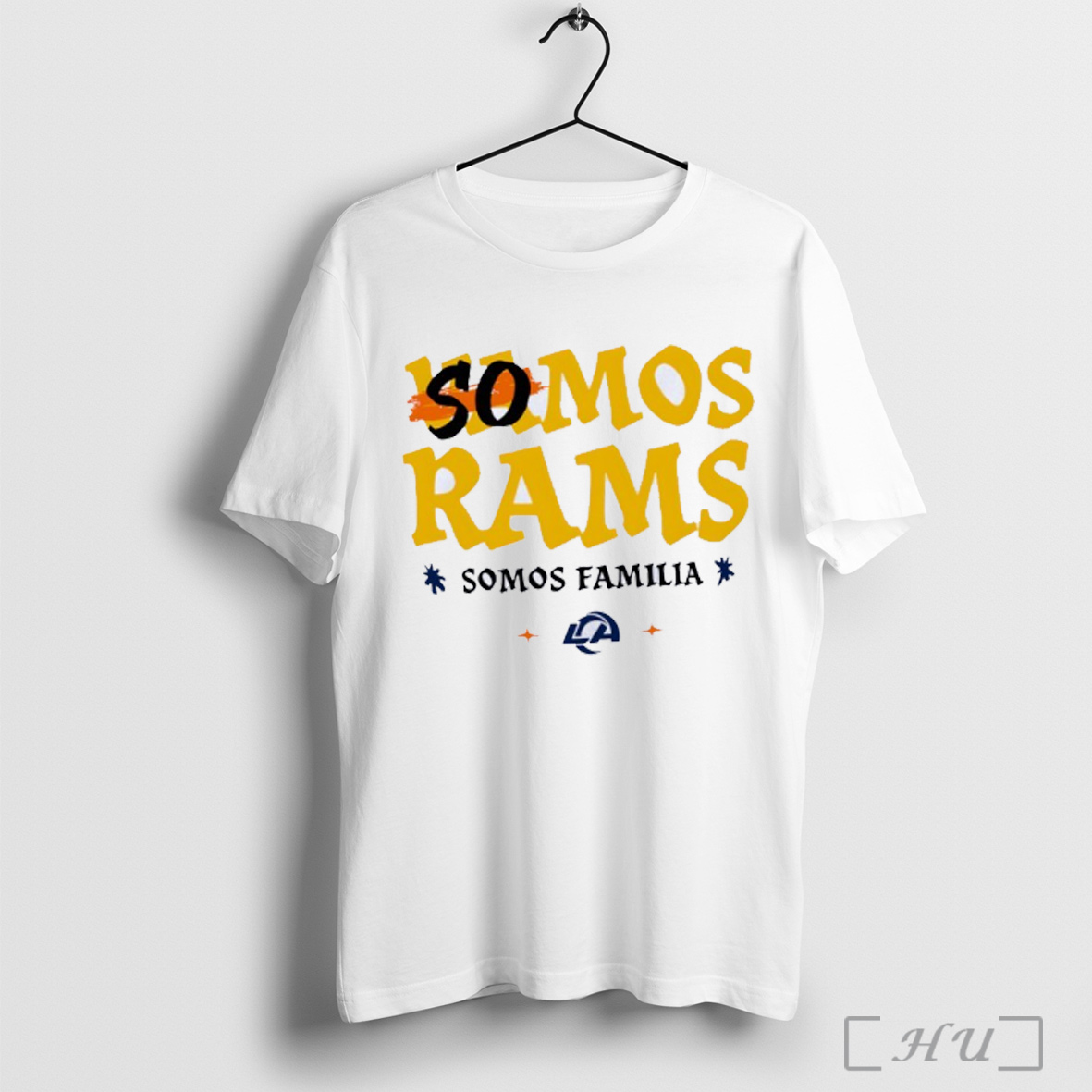 Officials Los Angeles Rams Starter Oatmeal Somos Famillia T Shirt Sweatshirt