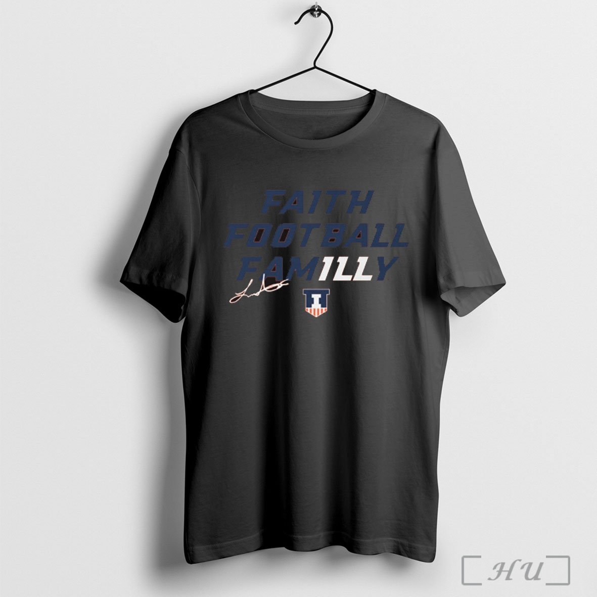 Officials Luke Altmyer Faith Football Familly Illinois Fighting Illini Football Ncaa Signature T Shirt Sweatshirt