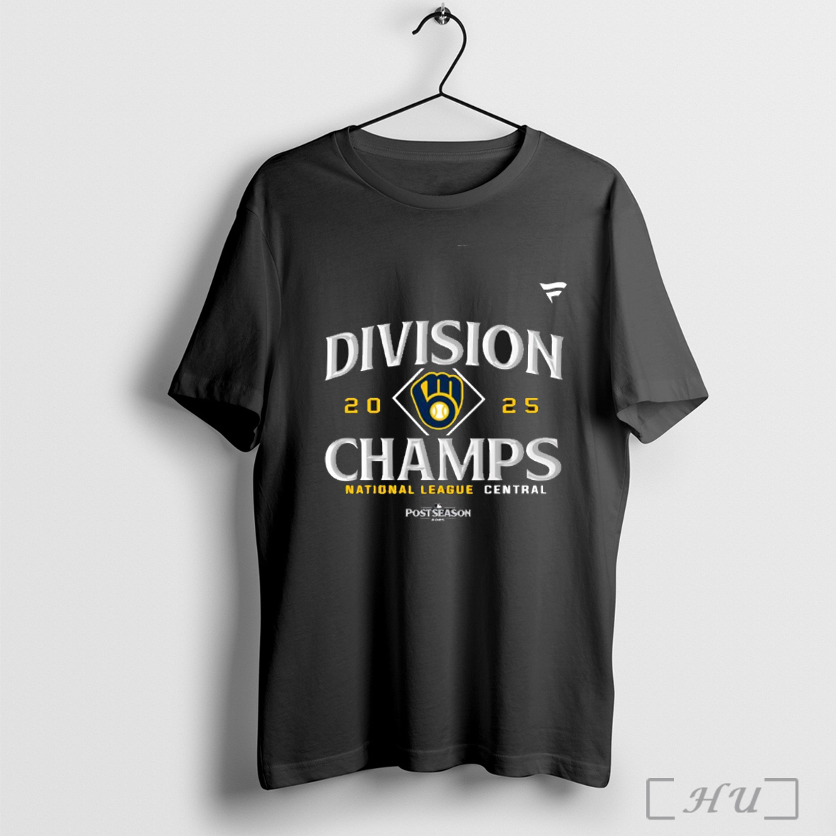 Officials Mlb Milwaukee Brewers Nl Central Division Champions 2025 Locker Room T Shirt Sweatshirt