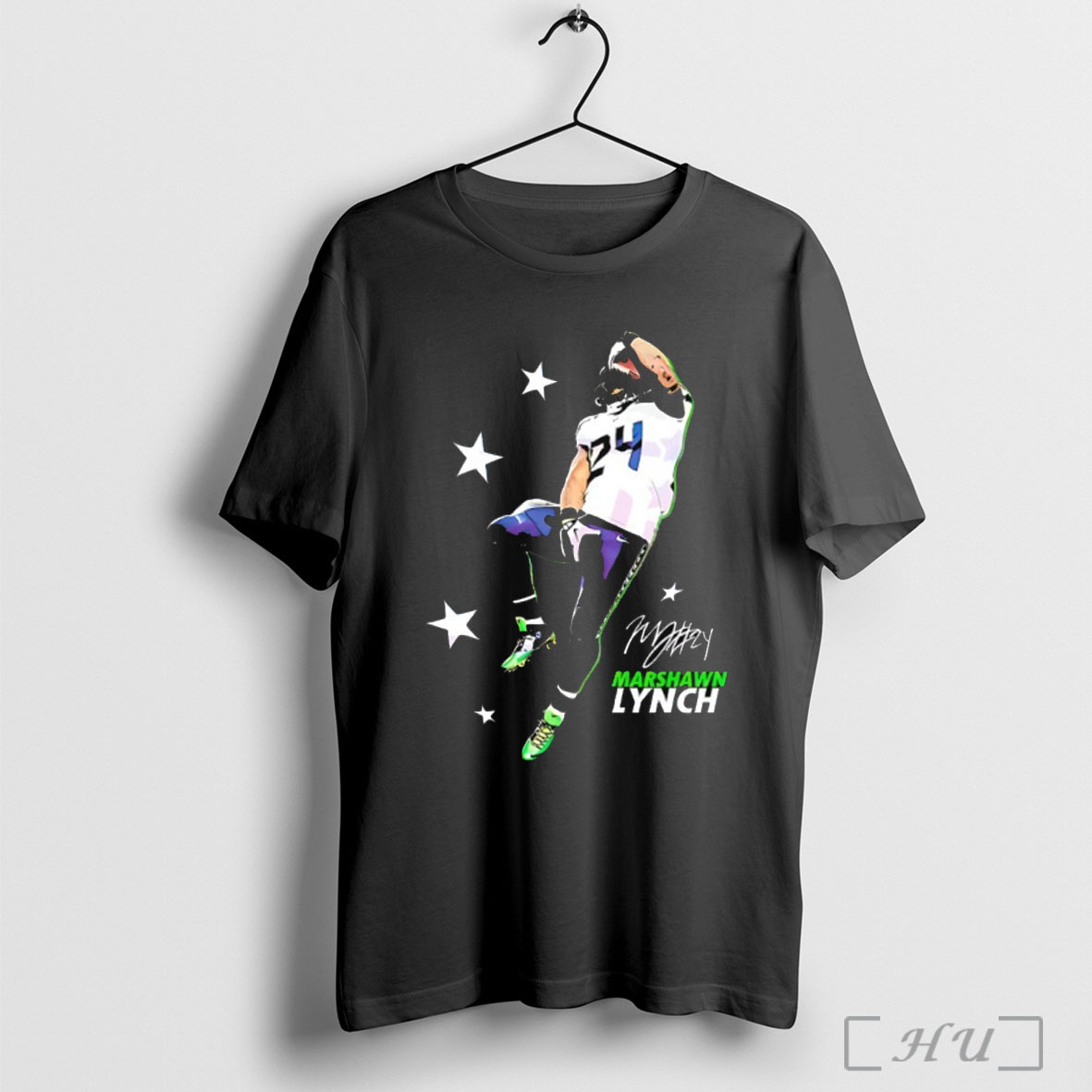 Officials Marshawn Lynch Seattle Seahawks Football Nfl Beast Mode Signature T Shirt Sweatshirt