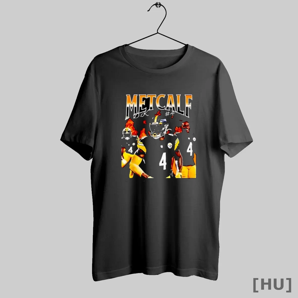 Officials Metcalf D K 4 Football Player On Fire S Black T Shirt Sweatshirt