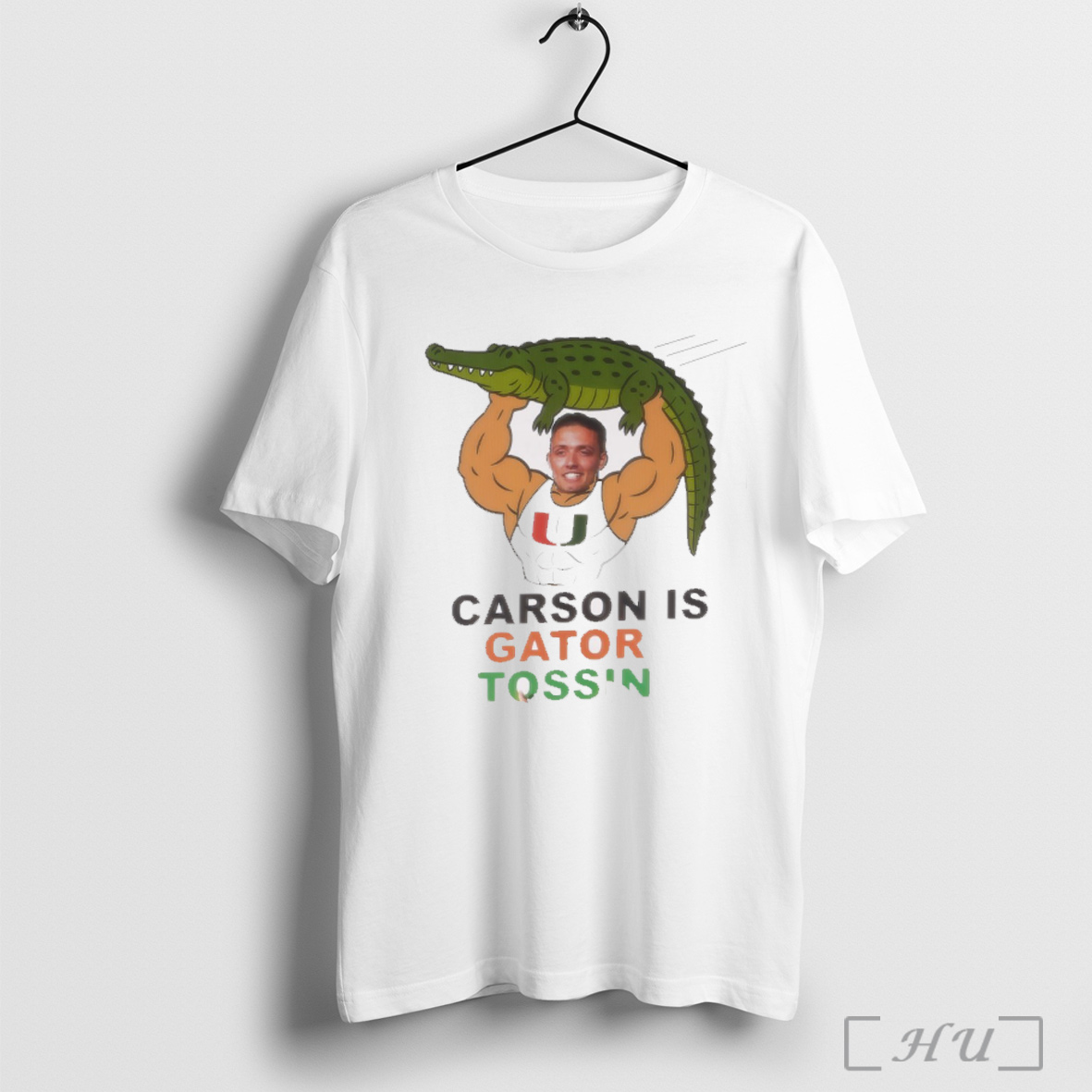 Officials Miami Hurricanes Carson Beck Is Gator Tossin College Gameday T Shirt Sweatshirt