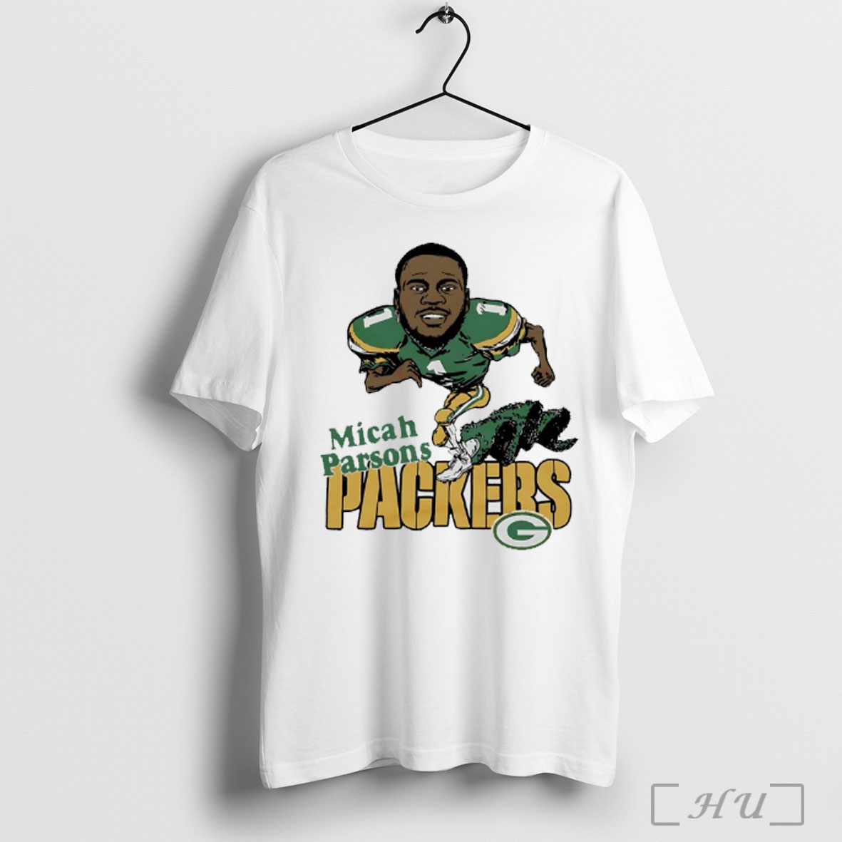 Officials Micah Parsons Green Bay Packers Player Caricature T Shirt Sweatshirt