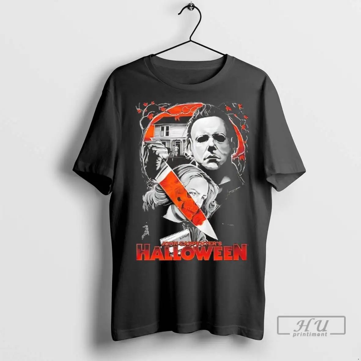 Officials Michael Myers Laurie Strode Haddonfield Halloween T Shirts Sweatshirt