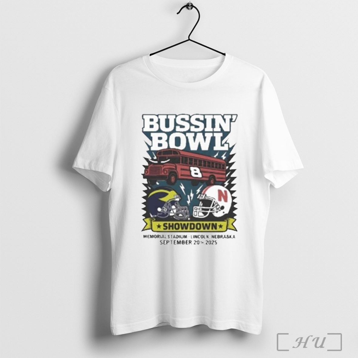 Officials Michigan Wolverines Vs Nebraska Cornhuskers Bussin Bowl Showdown T Shirt Sweatshirt