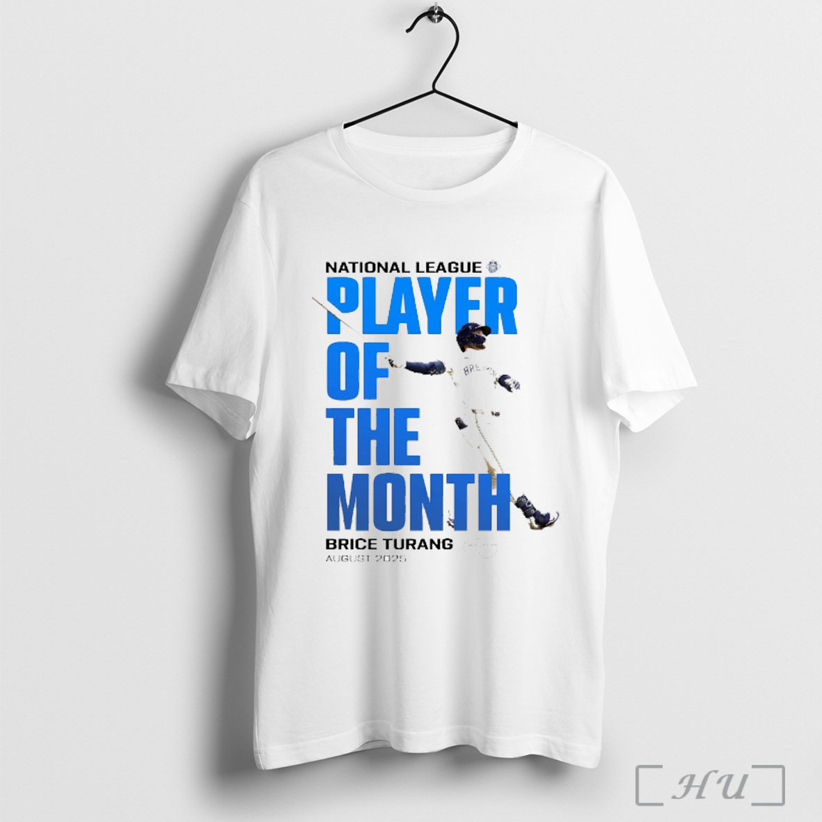 Officials Milwaukee Brewers Brice Turang National League Player Of The Month August 2025 Signature T Shirt Sweatshirt
