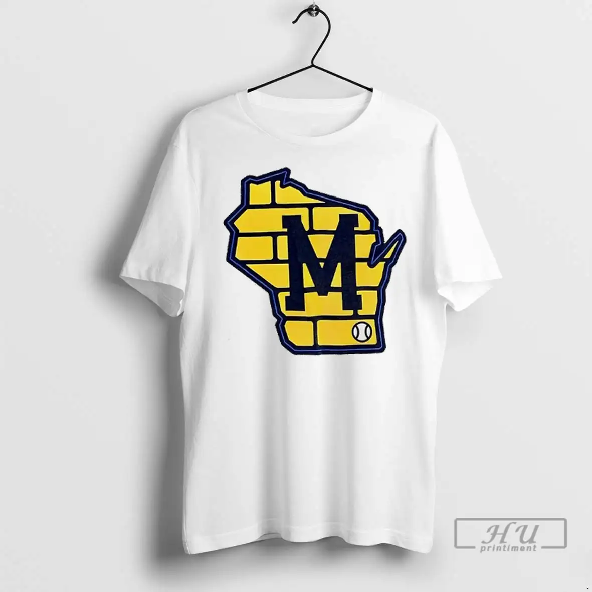 Officials Milwaukee Brewers Wisconsin Brick Logo T Shirt Sweatshirt