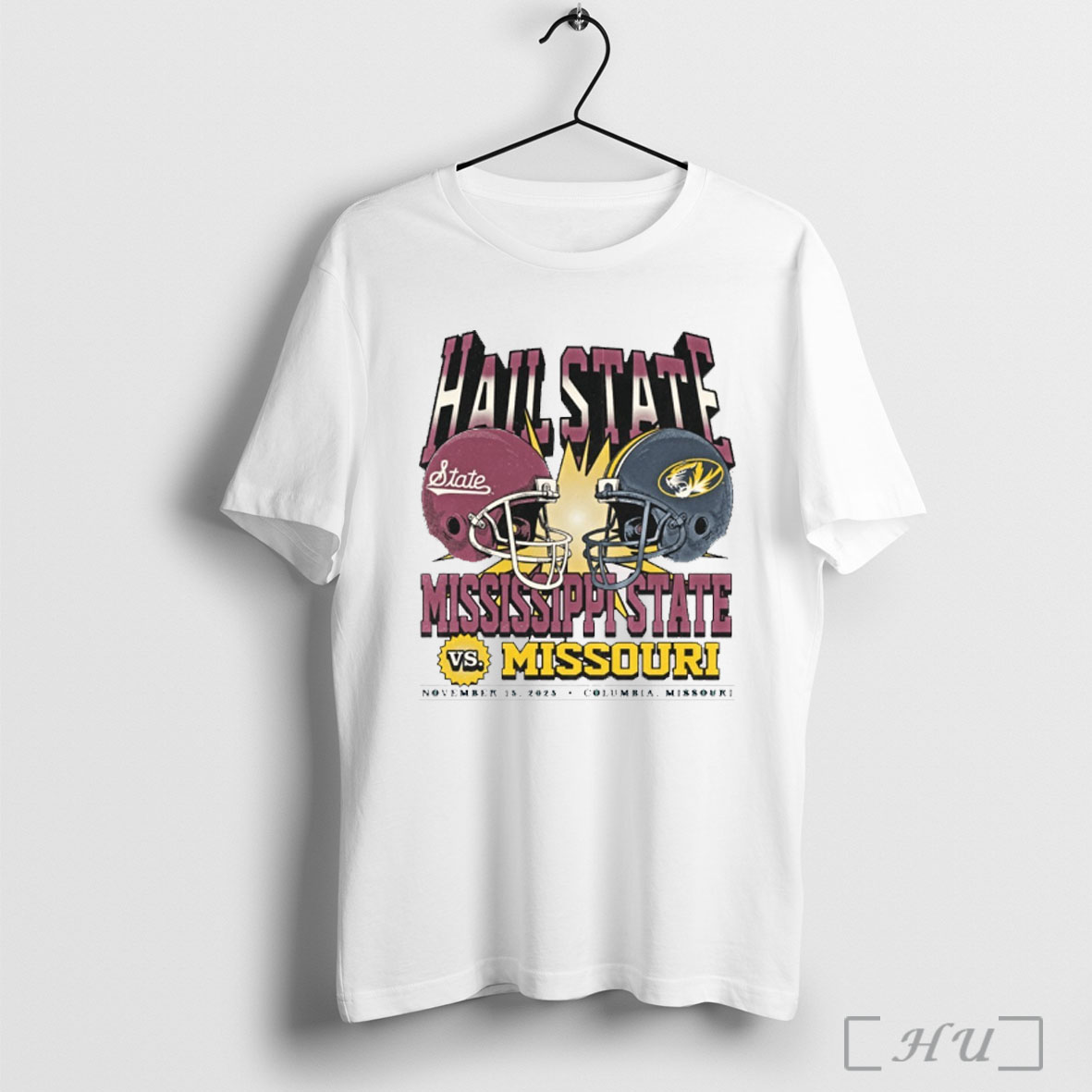 Officials Mississippi State Bulldogs University Vs Missouri Tigers Hail State Game Day November 15 2025 Columbia Missouri T Shirt Sweatshirt