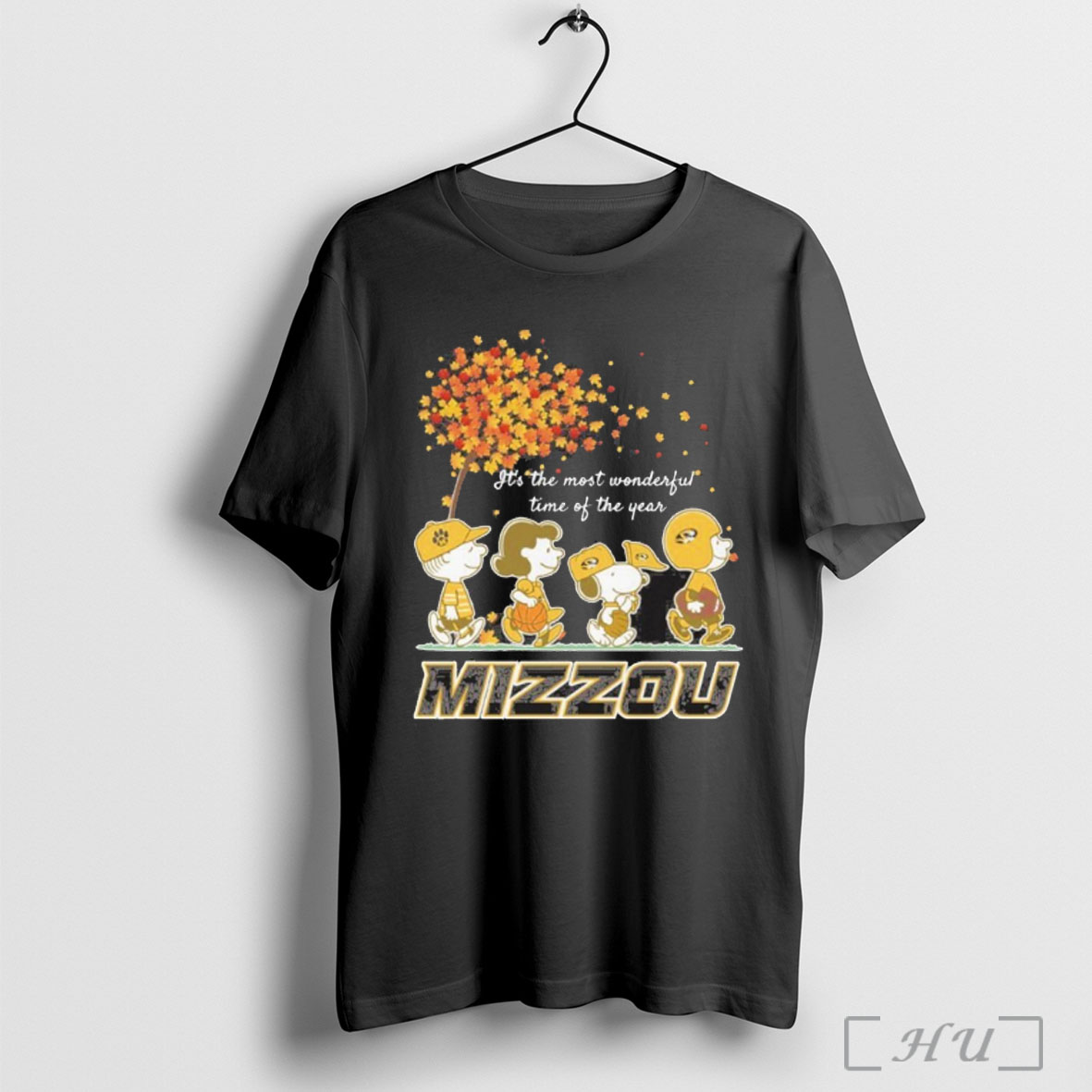 Officials Mizzou Tigers And Peanuts Character Its The Most Wonderful Time Of The Year T Shirt Sweatshirt