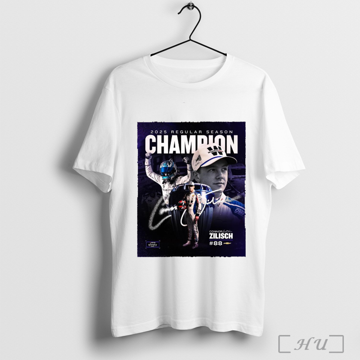 Officials Nascar Xfinity 2025 Regular Season Champion Connor Zilisch Signature T Shirt Sweatshirt
