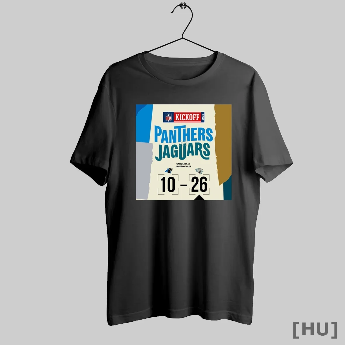 Officials Nfl Kickoff 2025 Jaguars Wins 26 10 Panthers Score T Shirt Sweatshirt