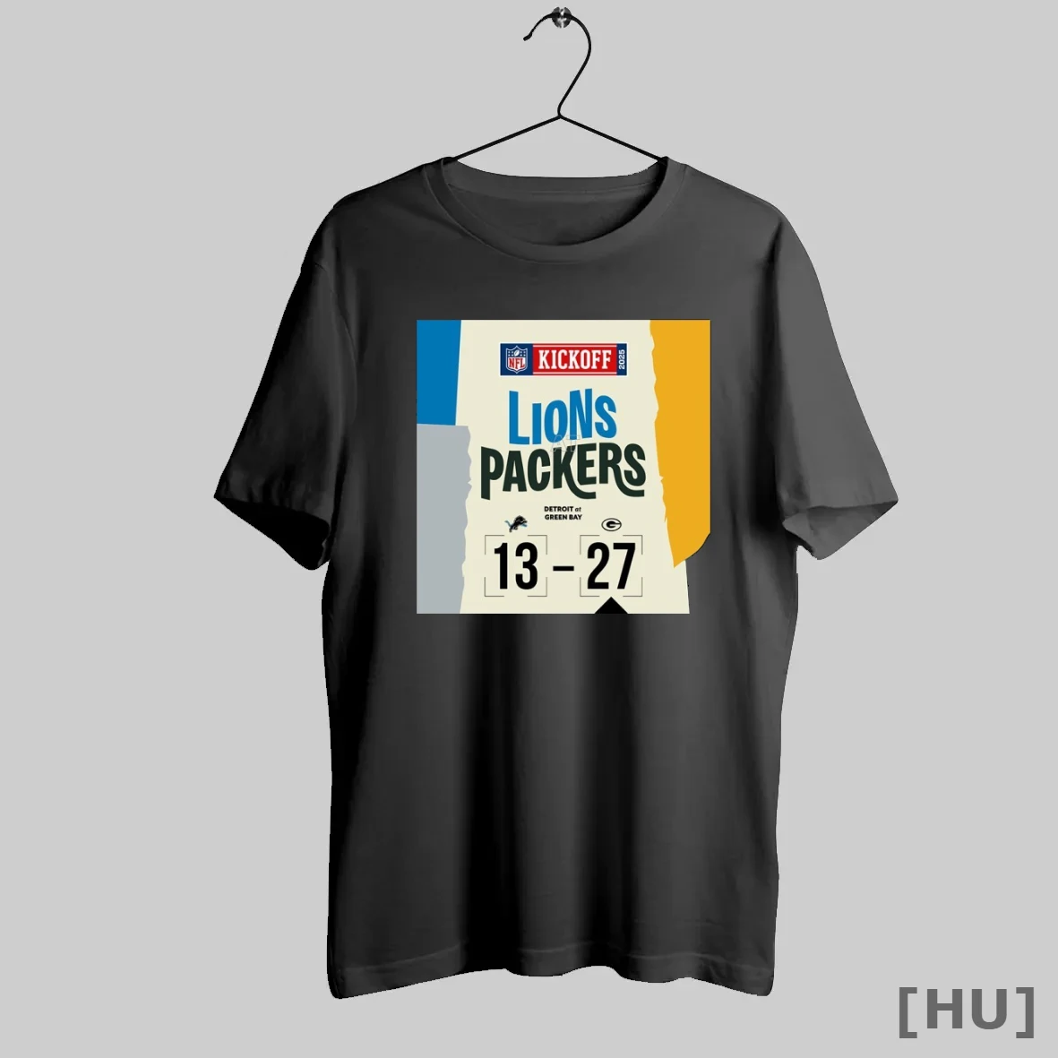 Officials Nfl Kickoff 2025 Packers Wins 27 13 Lions Score T Shirt Sweatshirt