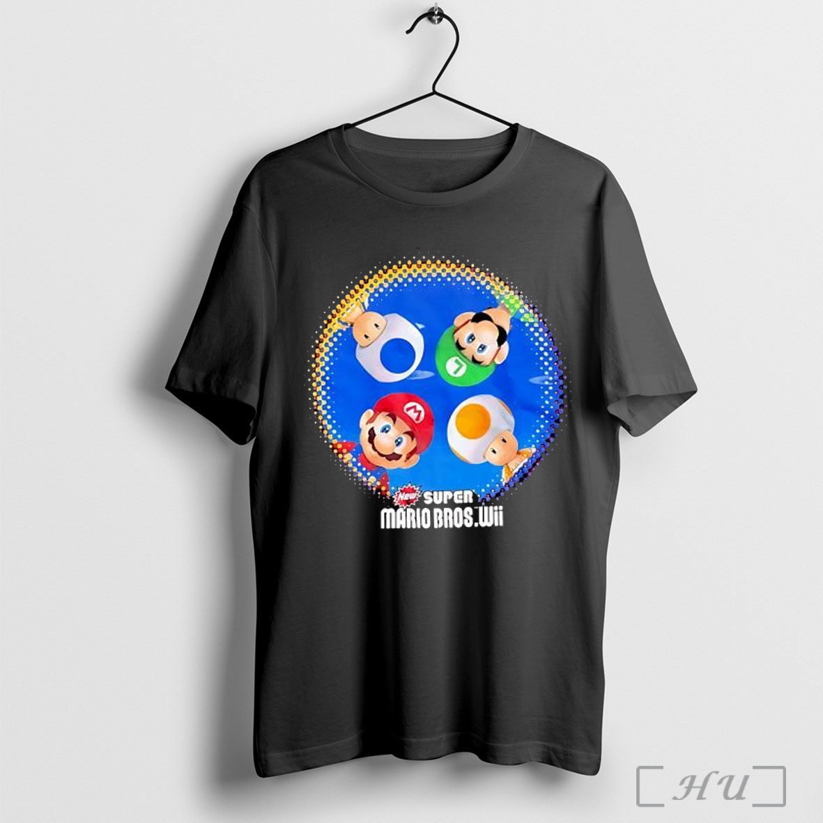 Officials New Super Mario Bros Wii Toad Luigi Mario T Shirt Sweatshirt