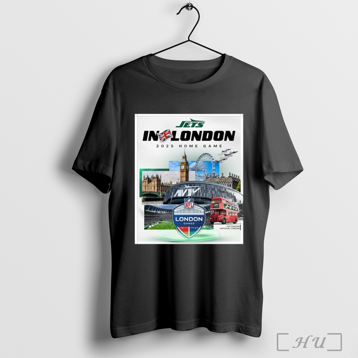 Officials New York Jets In London 2025 Home Game T Shirt Sweatshirt