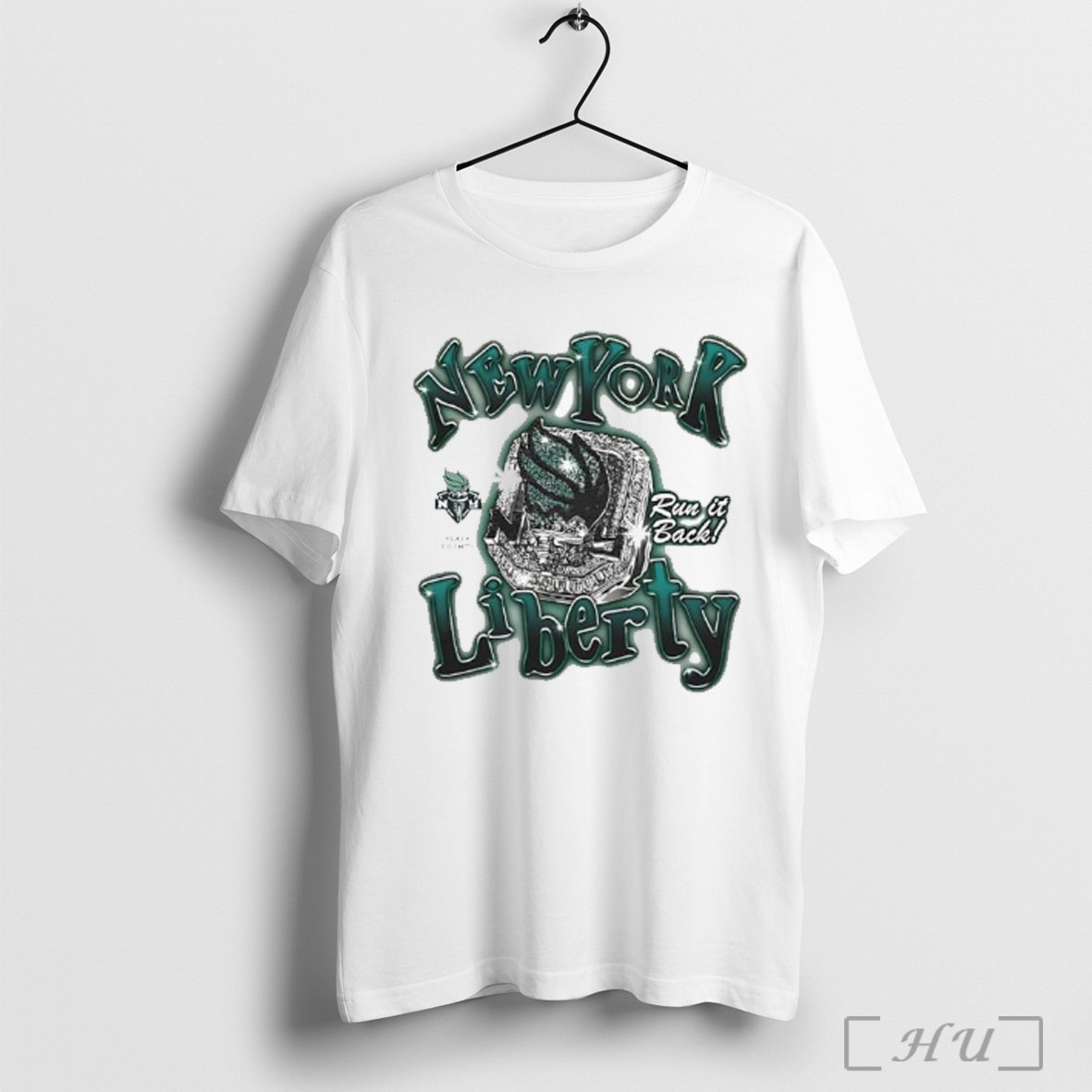 Officials New York Liberty Run It Back Ring Championship Ladies T Shirt Sweatshirt