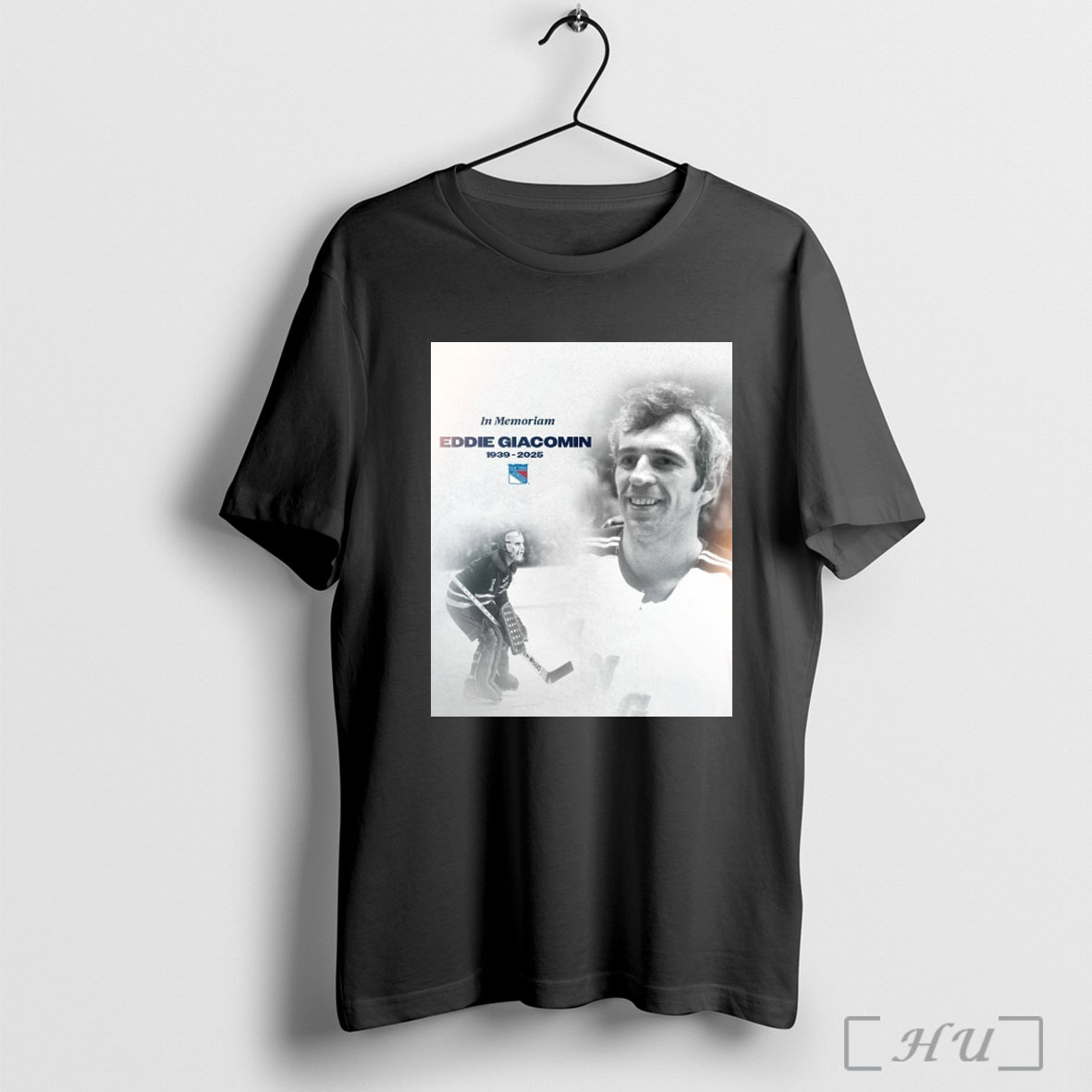 Officials New York Rangers In Memoriam Eddie Giacomin 1939 2025 T Shirt Sweatshirt