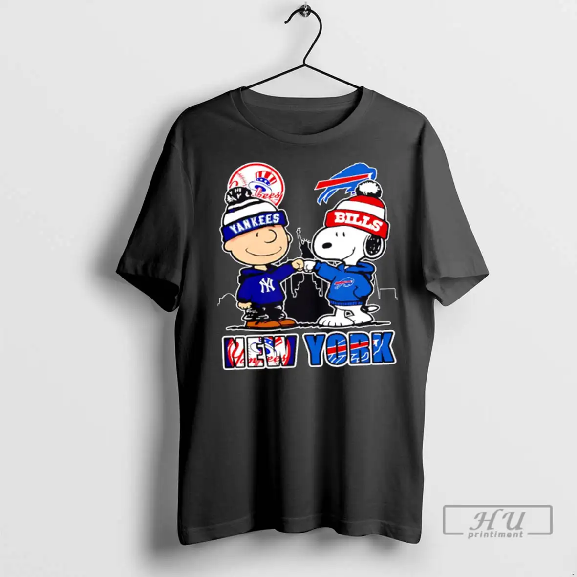 Officials New York Yankees X Buffalo Bills Snoopy T Shirts Sweatshirt