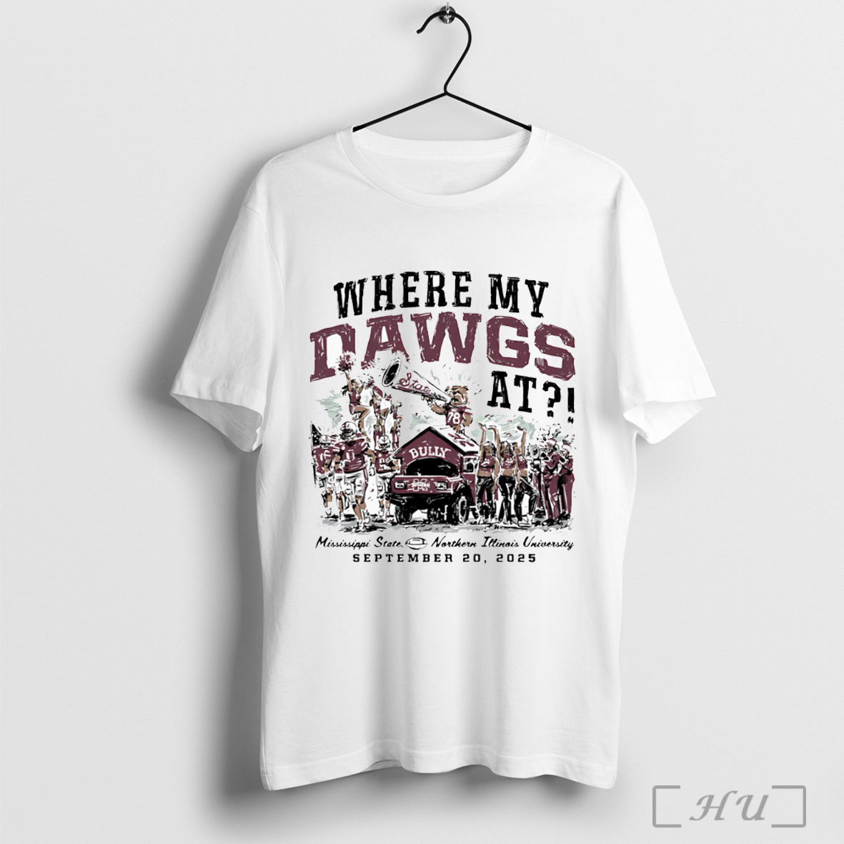Officials Northern Illinois Vs Mississippi State Game Day 2025 T Shirt Sweatshirt