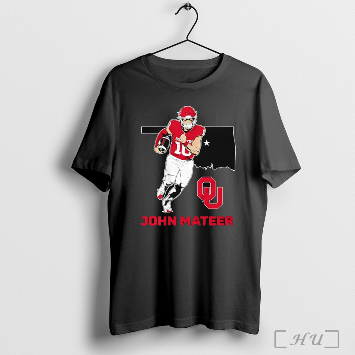 Officials Oklahoma Sooners Football John Mateer State Star T Shirt Sweatshirt