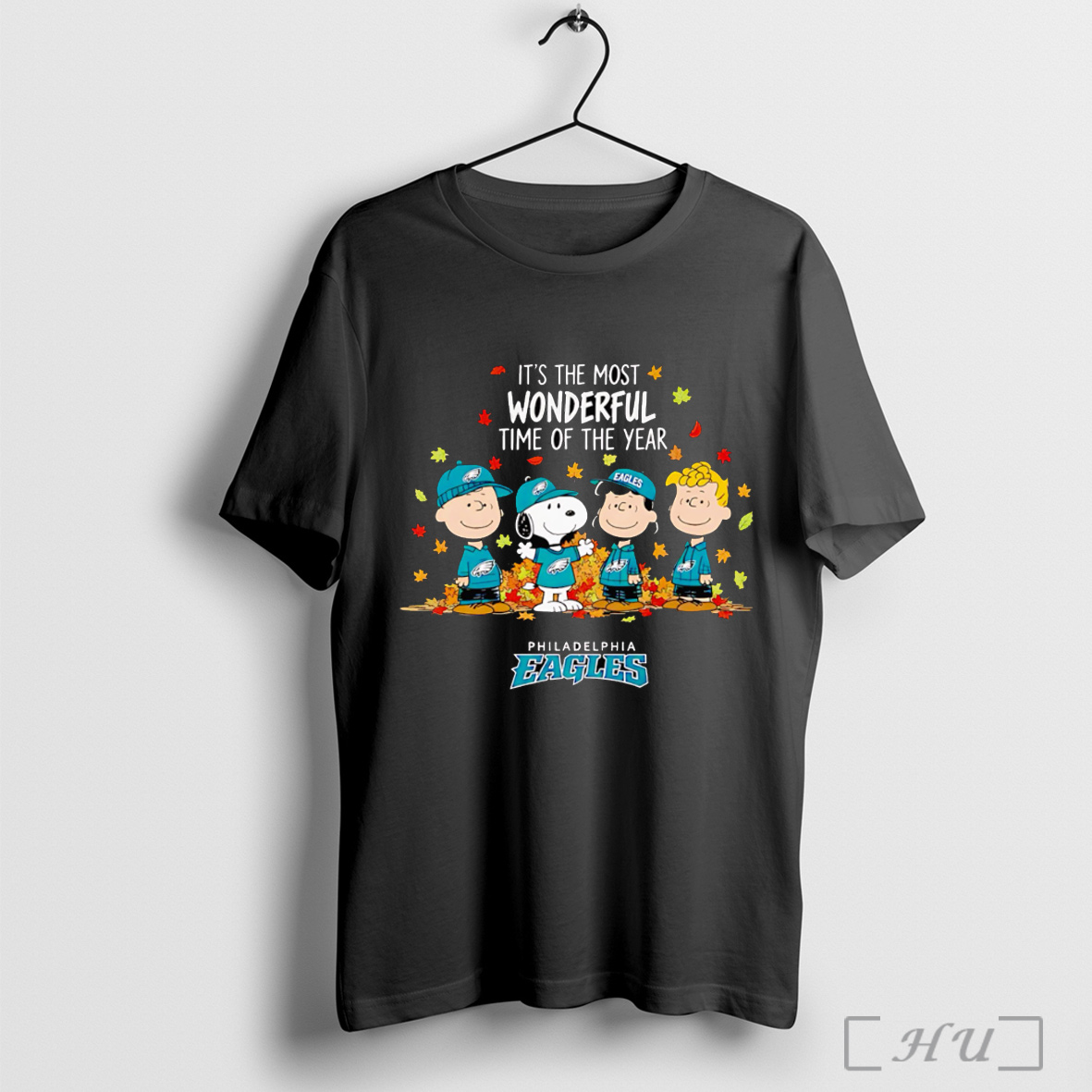 Officials Peanuts Autumn Its The Most Wonderful Time Of The Year Philadelphia Eagles T Shirt Sweatshirt