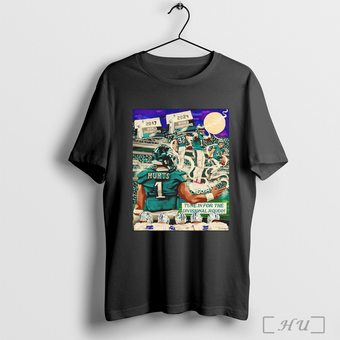 Officials Philadelphia Eaglethe Vs Dallas Cowboys 2025 Tune In For The Divisional Rodeo T Shirt Sweatshirt