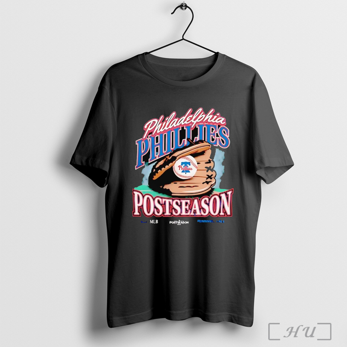 Officials Philadelphia Phillies 2025 Postseason Baseball Glove T Shirt Sweatshirt