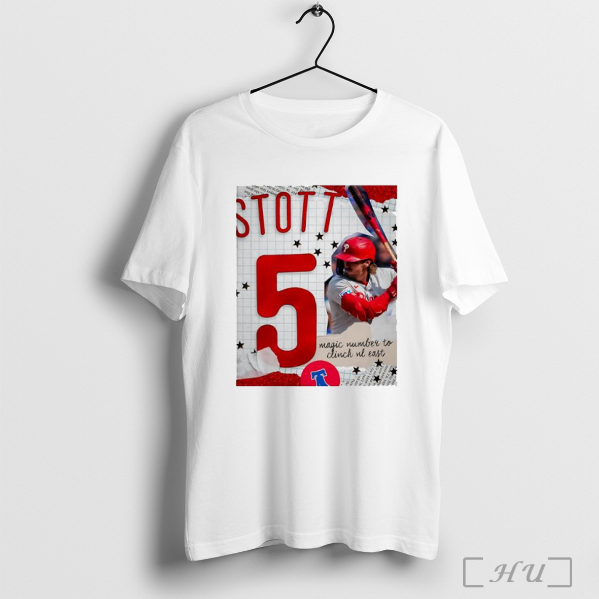 Officials Philadelphia Phillies Baseball Number 5 Is The Magic Number To Clinch The Nl East T Shirt Sweatshirt
