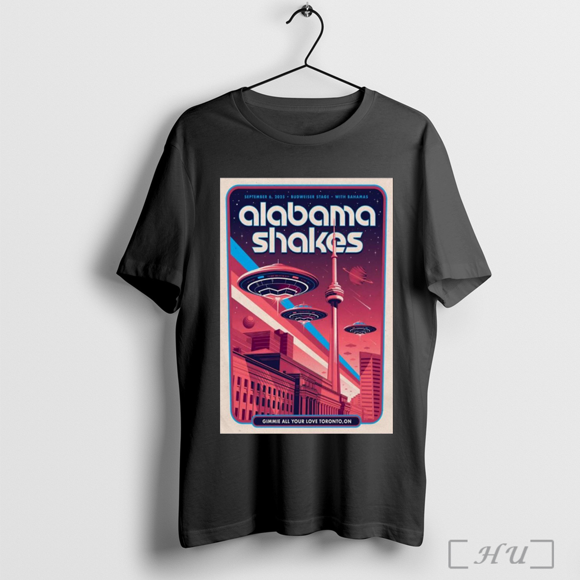 Officials Poster Alabama Shakes Budweiser Stage On September 6 2025 In Toronto On T Shirt Sweatshirt