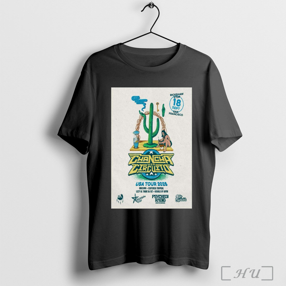 Officials Poster Chancha Via Circuito Usa Tour September 18 2025 San Francisco Ca T Shirt Sweatshirt