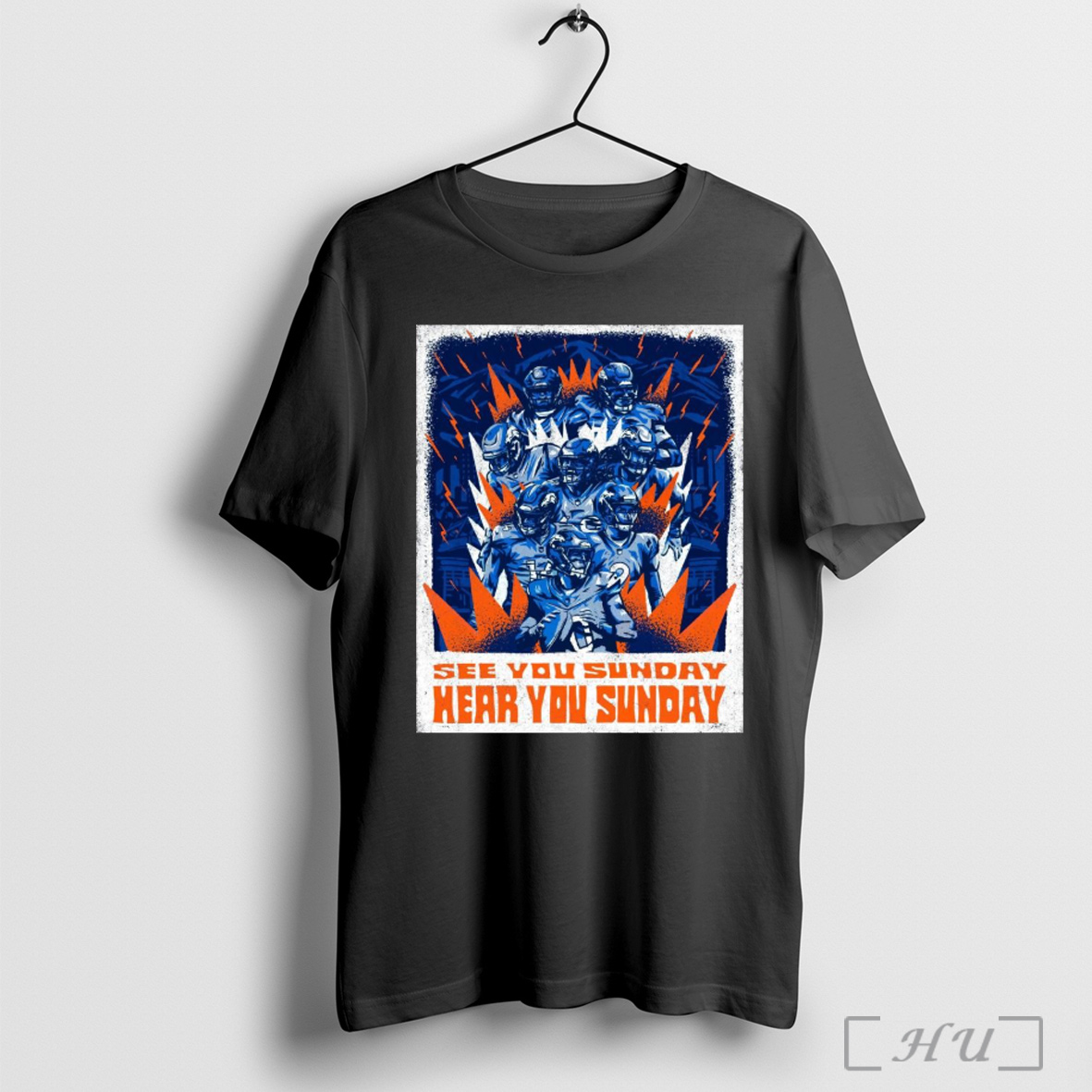 Officials Poster Denver Broncos See You Sunday Hear You Sunday Nfl Kickoff 2025 T Shirt Sweatshirt