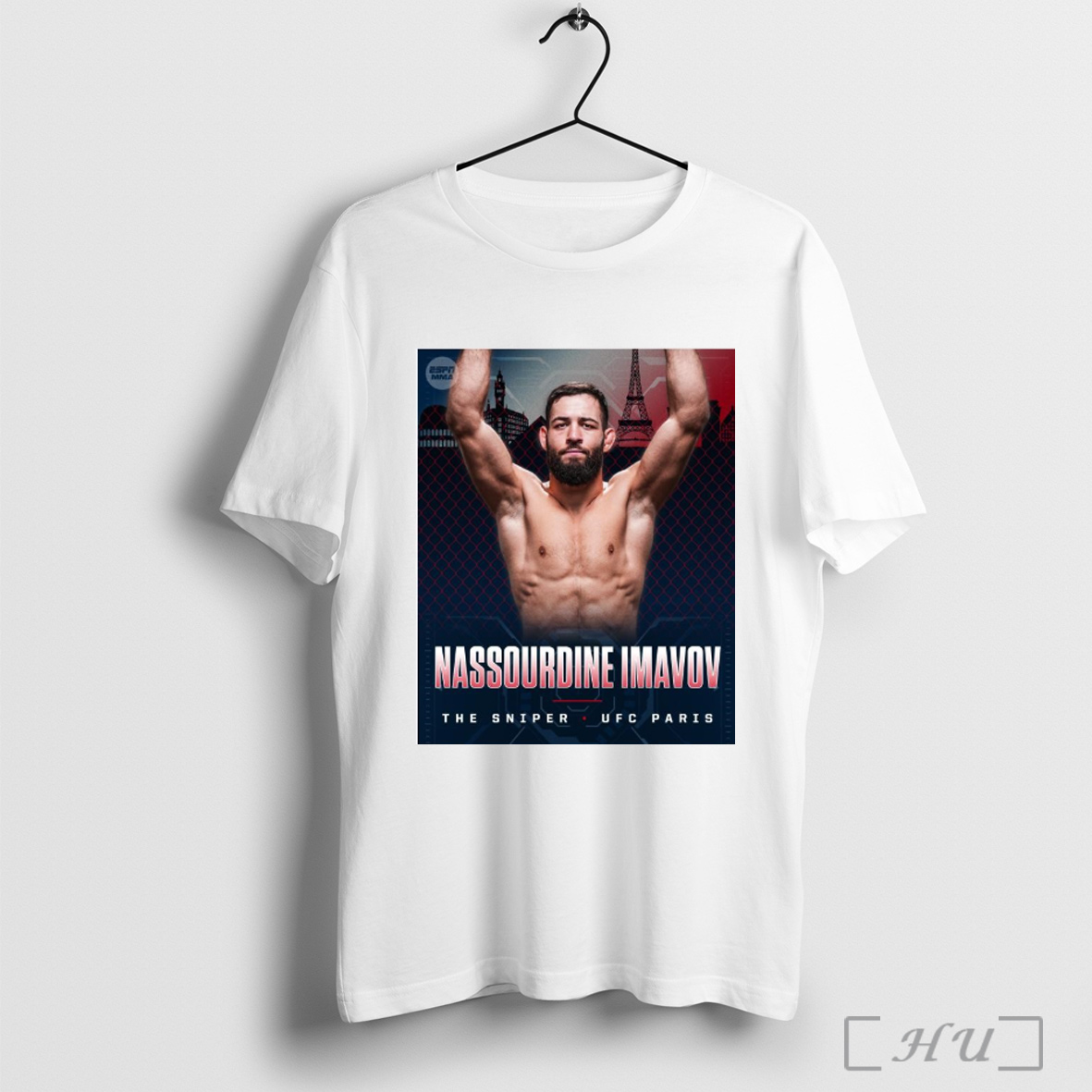 Officials Poster Nassourdine Imavov Defeats Caio Borralho The Sniper Ufc Paris 2025 T Shirt Sweatshirt