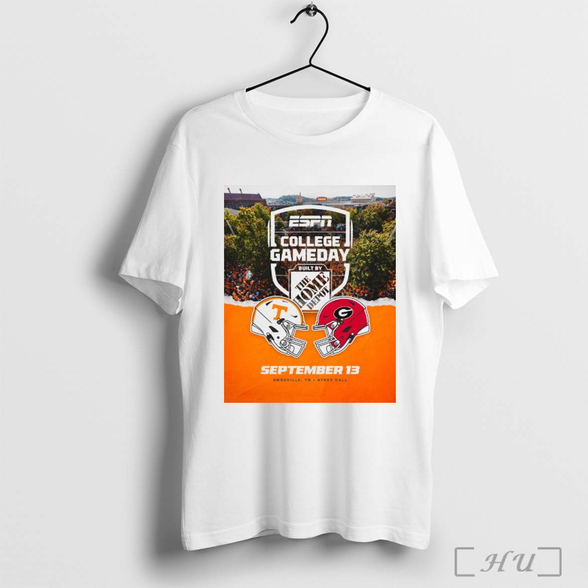 Officials Poster Tennessee Vols Vs Georgia Bulldogs Espns College Gameday September 13 2025 Knoxville Tennessee T Shirt Sweatshirt