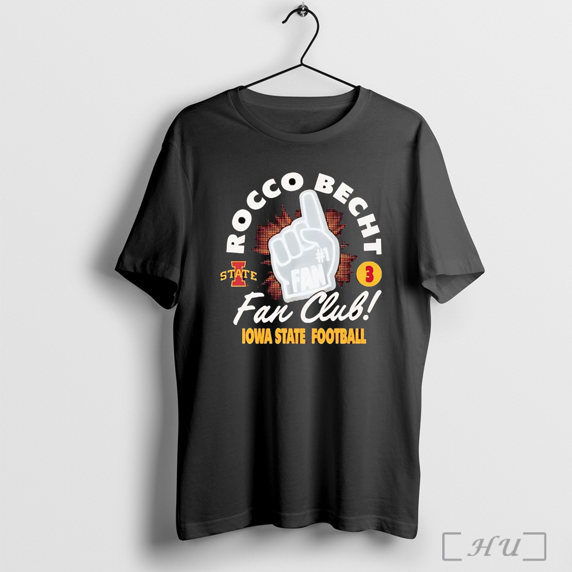 Officials Rocco Becht Top Fan Club Iowa State Cyclones T Shirt Sweatshirt