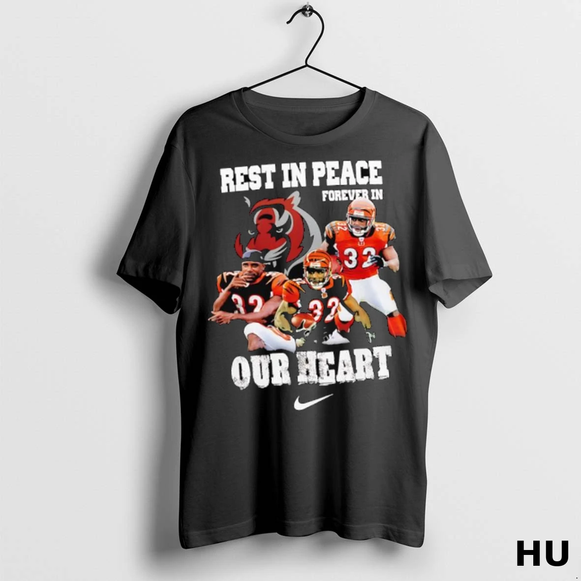 Officials Rudi Johnson Cincinnati Bengals Rest In Peace Forever In Our Heart T Shirt Sweatshirt